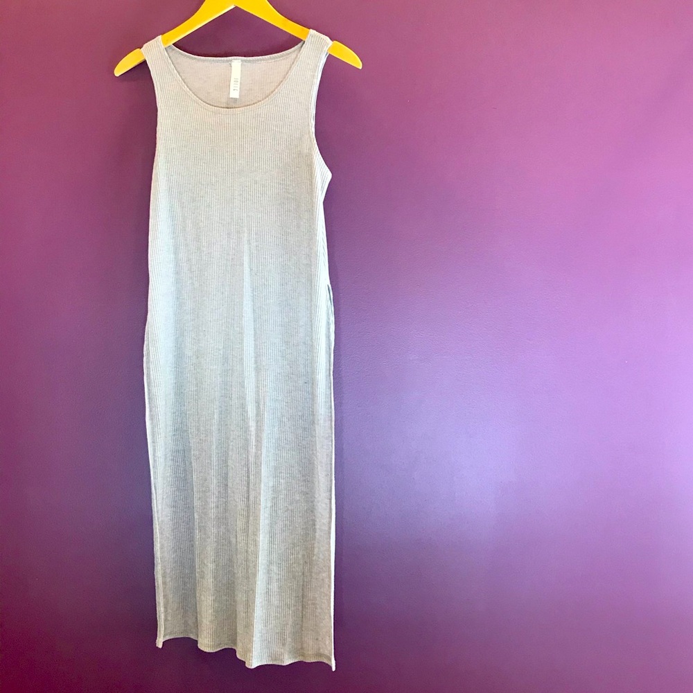 Long Tunic Tank with High Slit